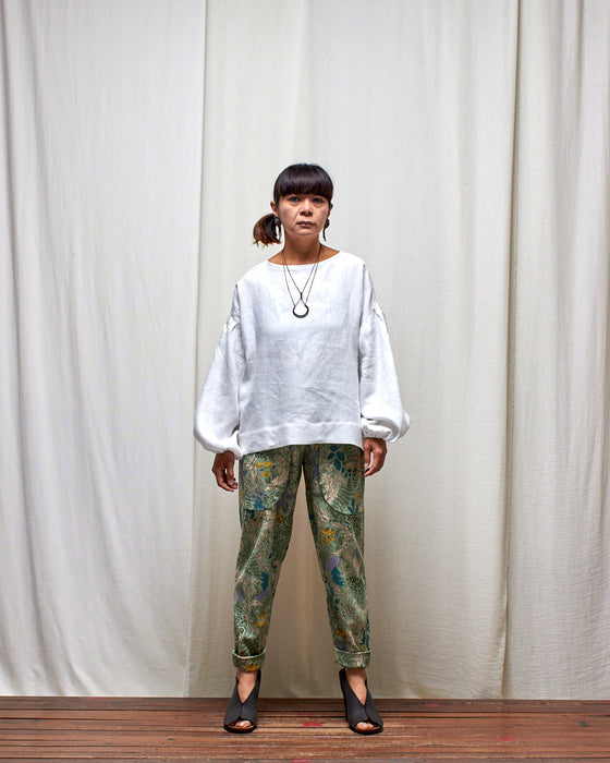 THE BOTANIST top - White MADE-TO-ORDER