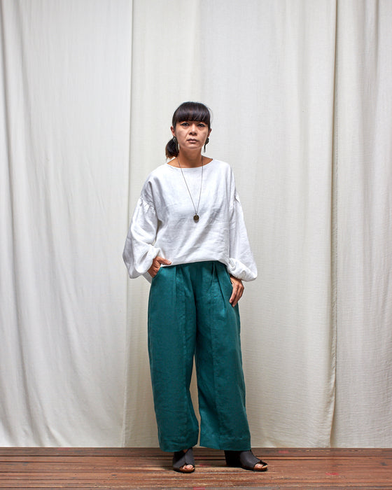 THE BOTANIST top - White MADE-TO-ORDER