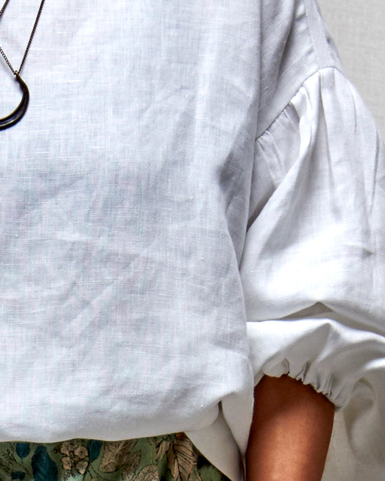 THE BOTANIST top - White MADE-TO-ORDER