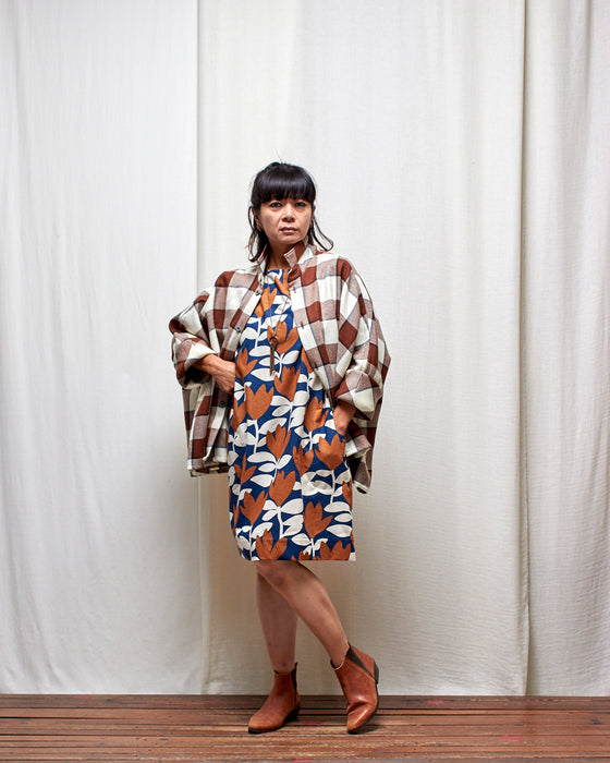 ASSIN dress - Cinnamon Ink Tulips LAST CHANCE