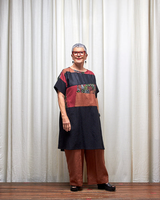 FIELD STUDY dress - Firecracker Mix