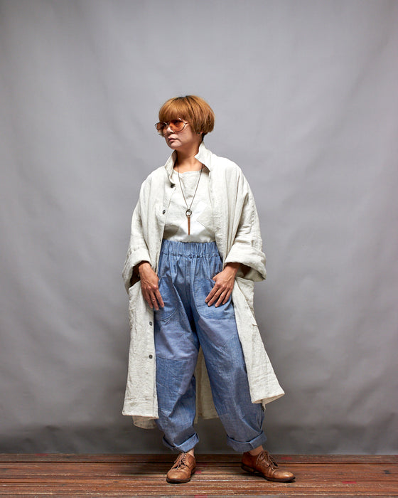 LIMITED EDITION - FIELD WORK pants | Blue Chambray Mix