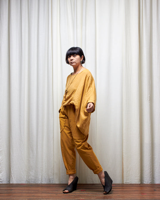 LAZY SUSAN pants - Crushed Marigold LAST CHANCE