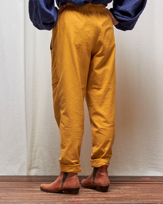 LAZY SUSAN pants - Crushed Marigold LAST CHANCE