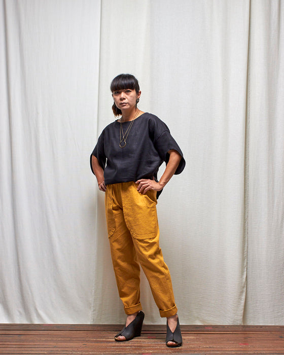 LAZY SUSAN pants - Crushed Marigold LAST CHANCE