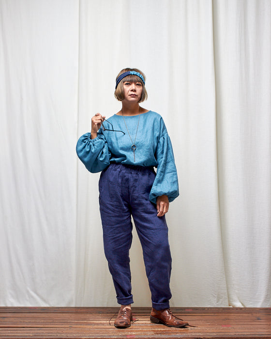 ROVING pants - Antique Navy