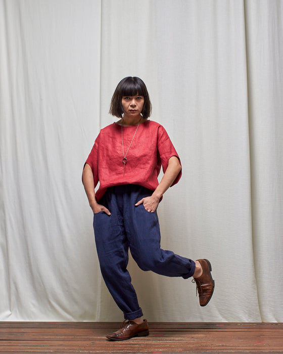 ROVING pants - Antique Navy