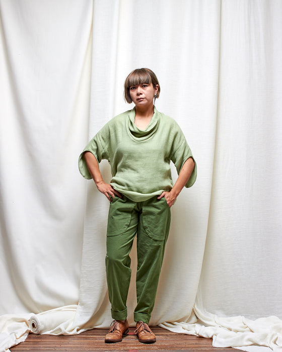 SIXTH SENSE top - Melon Double Gauze LUCKY LAST