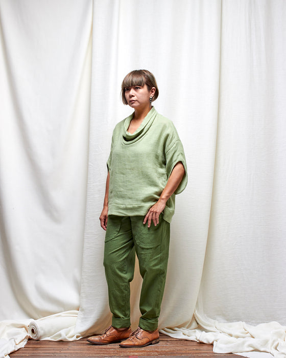 SIXTH SENSE top - Melon Double Gauze LUCKY LAST