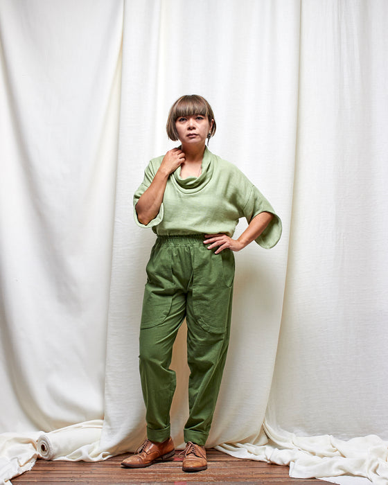 SIXTH SENSE top - Melon Double Gauze LUCKY LAST