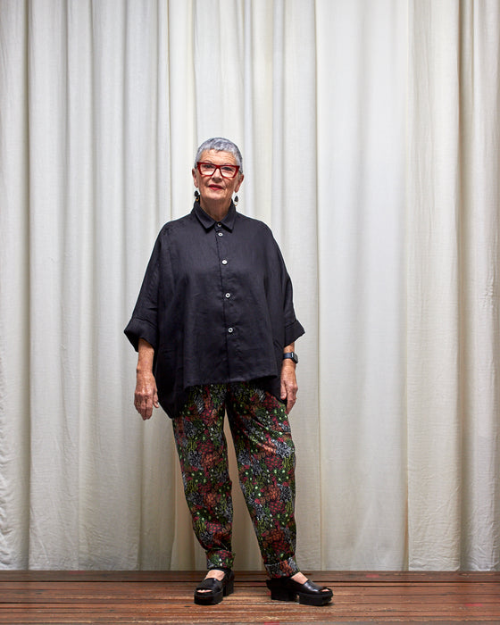 THE ADLER duster dresshirt - Black