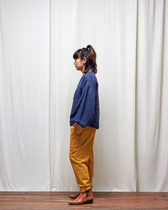 THE BOTANIST top - Antique Navy LAST CHANCE