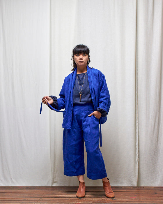THE BOTANIST top - Antique Navy LAST CHANCE