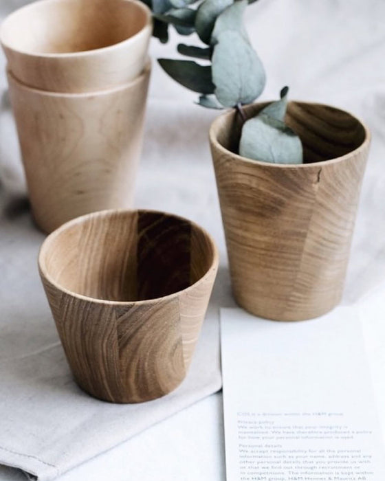 CUP - Straight Cup in Hard Maple wood