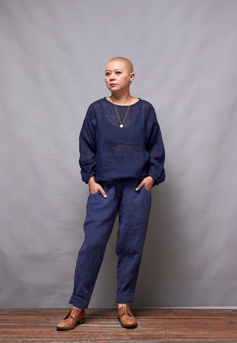 ROVING pants - Antique Navy