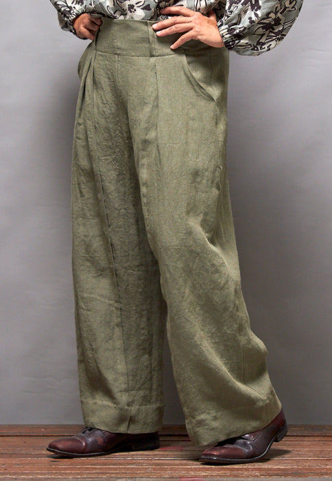 STRIKER trousers - Antique Sage LUCKY LAST