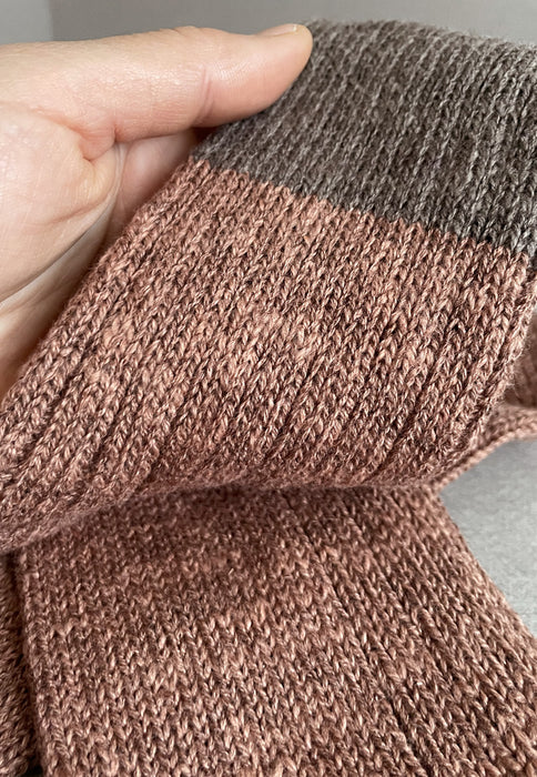 BOSTON socks - Wool Cotton Slab