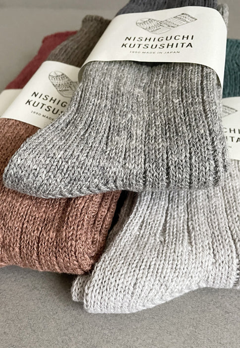 BOSTON socks - Wool Cotton Slab