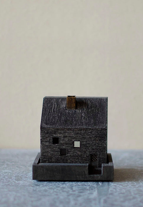 INCENSE POT Cottage - Black