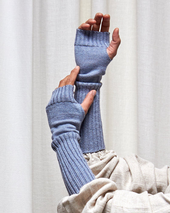 FINGERLESS GLOVES - Bluegum | MRS WOO X BROOD