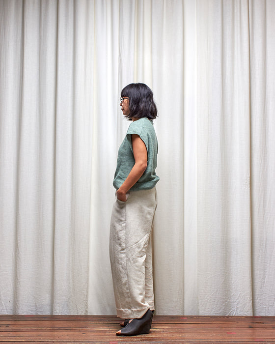 KNITTED VEST - Lomandra | MRS WOO X BROOD