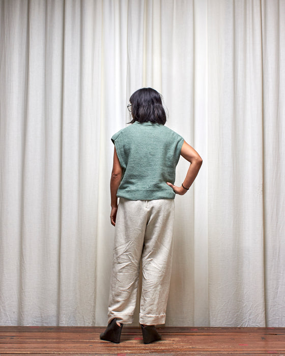 KNITTED VEST - Lomandra | MRS WOO X BROOD
