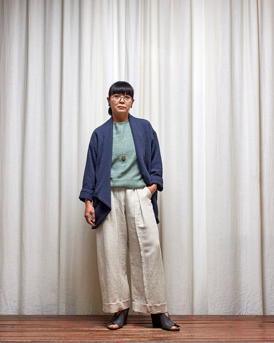 KNITTED VEST - Lomandra | MRS WOO X BROOD