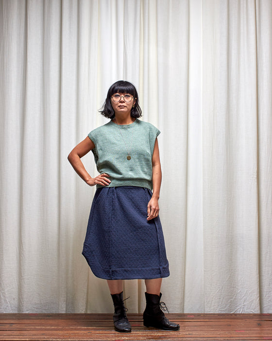 KNITTED VEST - Lomandra | MRS WOO X BROOD