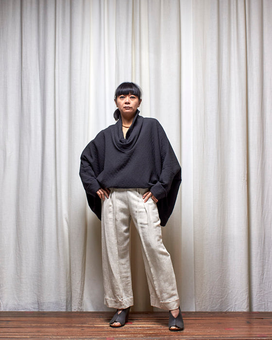 ECLIPSE OG pullover top - Quilted Black