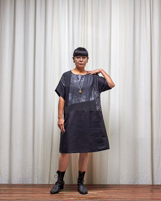 FIELD STUDY dress - Nightflowers Mix