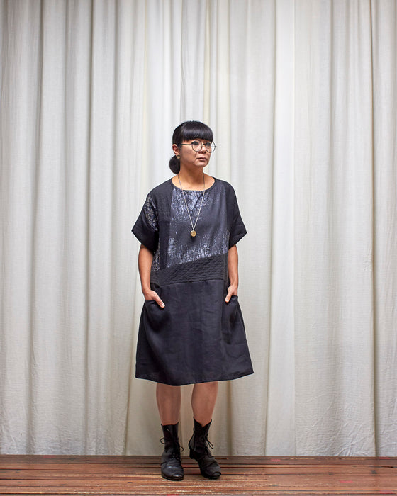 FIELD STUDY dress - Nightflowers Mix