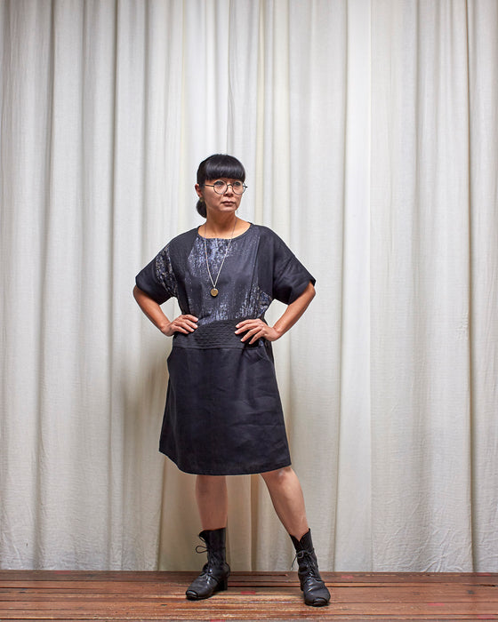 FIELD STUDY dress - Nightflowers Mix