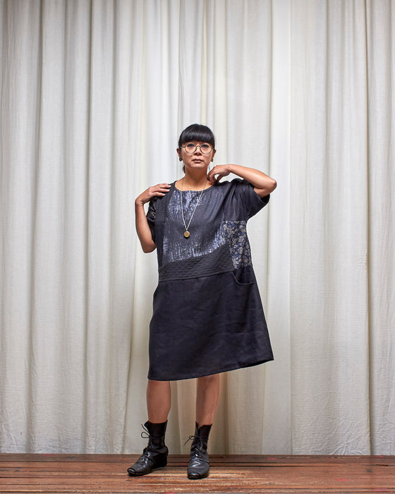 FIELD STUDY dress - Nightflowers Mix