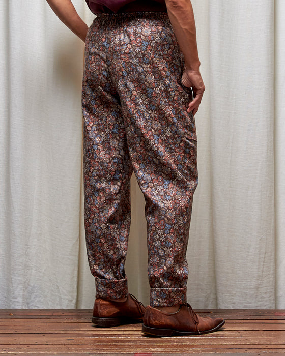 LAZY SUSAN pants - Rustflowers Tapestry
