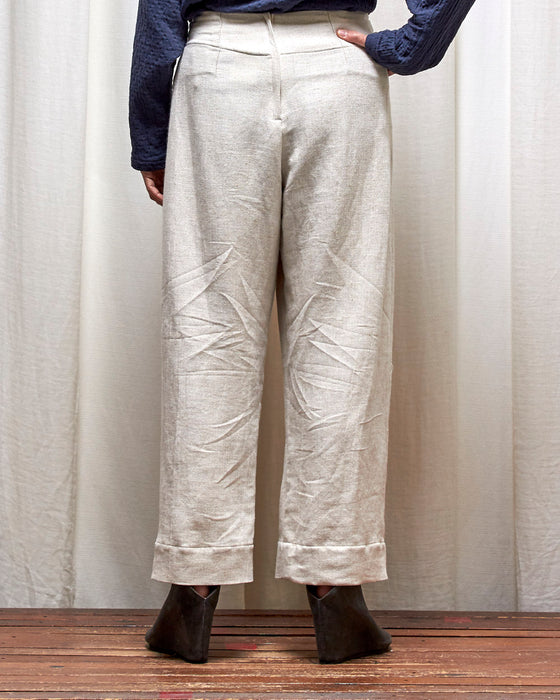 STRIKER trousers - Natural Herringbone
