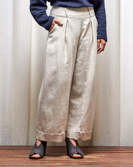 STRIKER trousers - Natural Herringbone