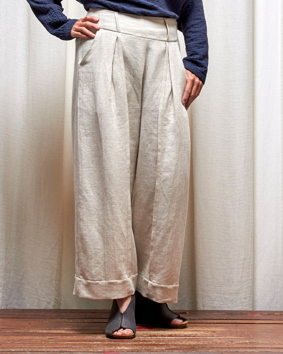 STRIKER trousers - Natural Herringbone