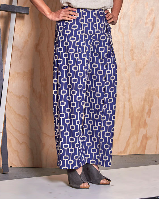 STRIKER trousers - Royal Blue Lattice