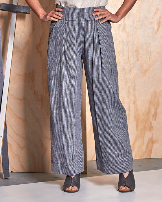 STRIKER trousers - Silver Rope Stripe