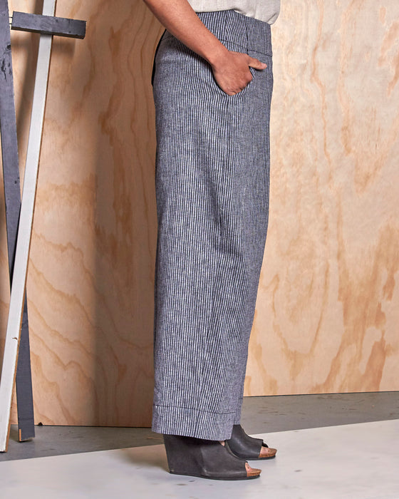 STRIKER trousers - Silver Rope Stripe