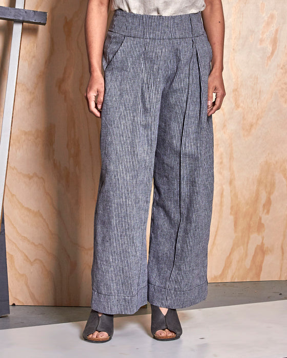 STRIKER trousers - Silver Rope Stripe