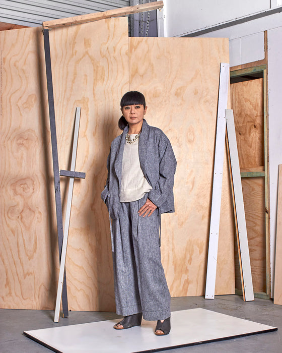 STRIKER trousers - Silver Rope Stripe