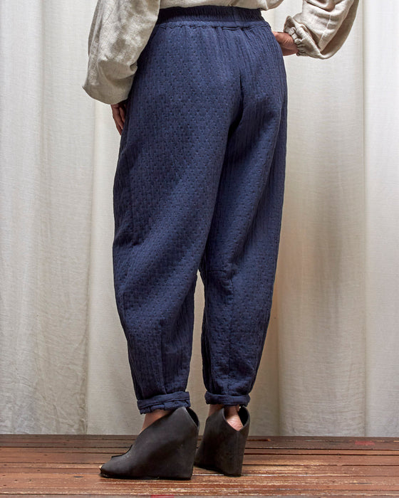 THE INTERPRETER pants - Quilted Dusty Navy