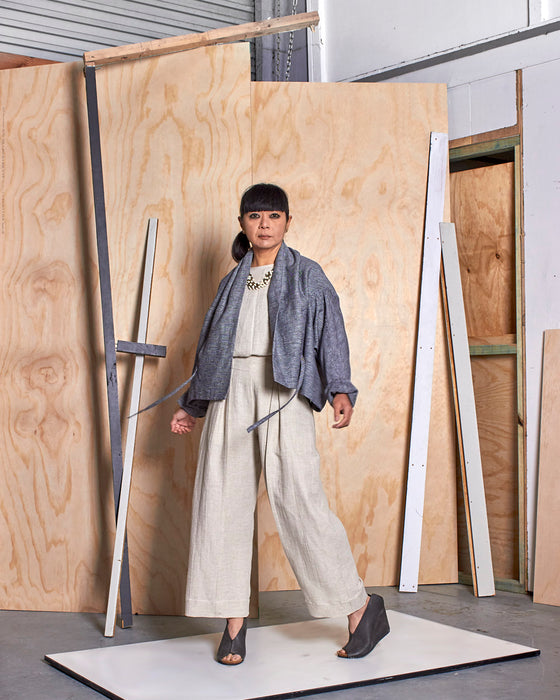 THE MONACO jacket - Silver Rope Stripe