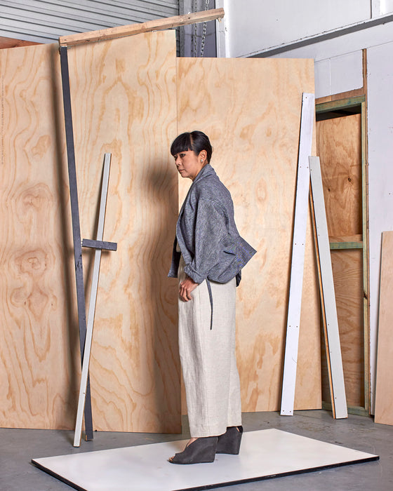 THE MONACO jacket - Silver Rope Stripe