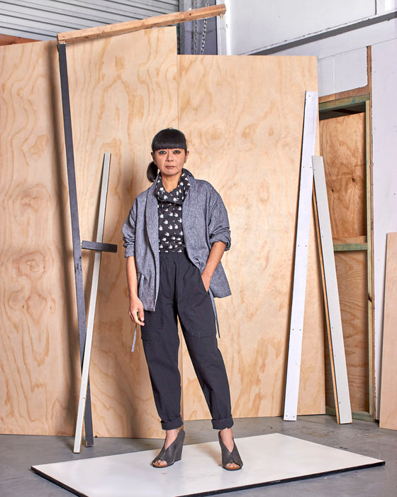 THE MONACO jacket - Silver Rope Stripe