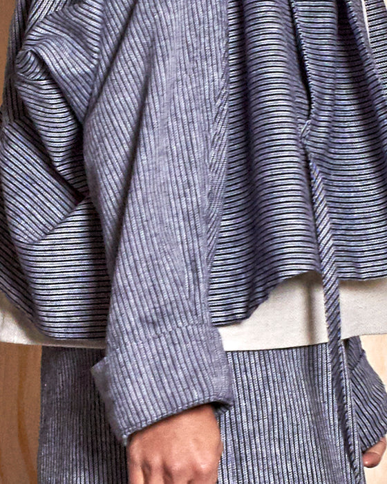 THE MONACO jacket - Silver Rope Stripe