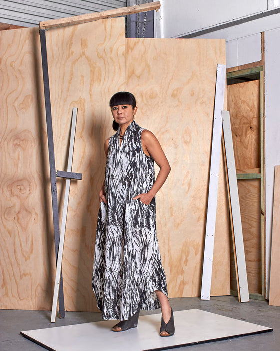 THE ORACLE dress - White Bark