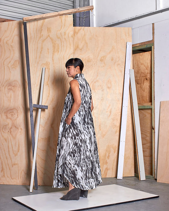 THE ORACLE dress - White Bark