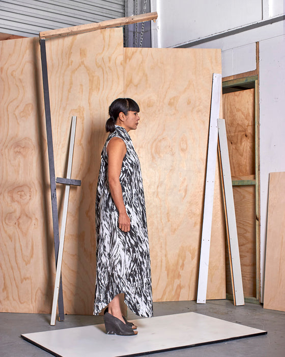 THE ORACLE dress - White Bark